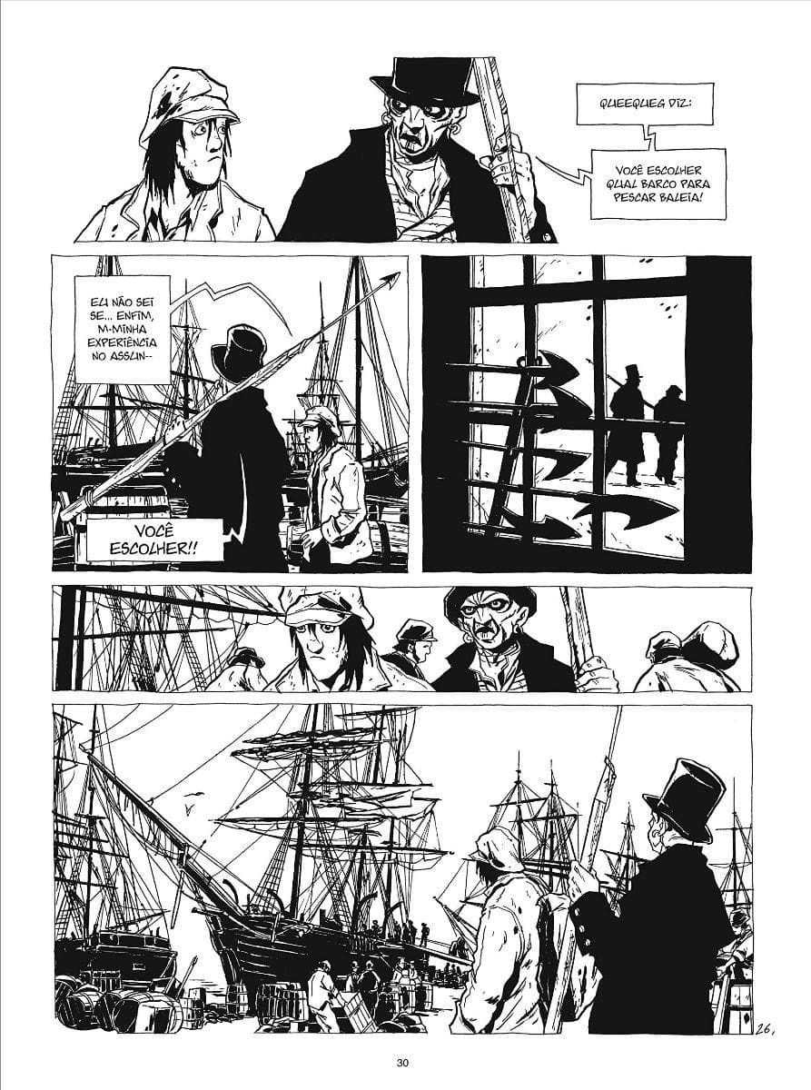 Herman Melville Moby Dick, Christophe Chabouté
